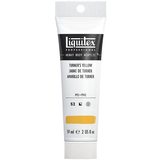 Liquitex Assorted Heavy Body Acrylic 59ml Turners Yellow TURNERS YELLOW