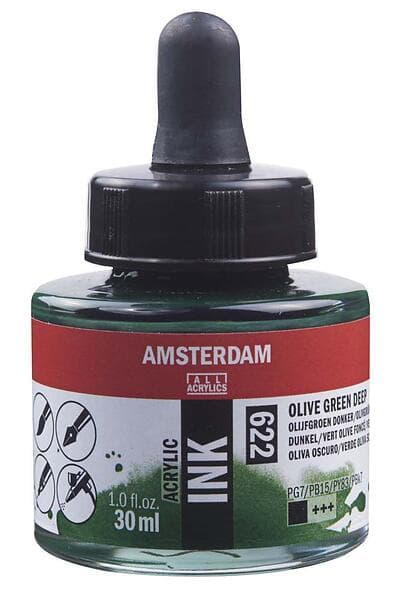 Amsterdam Ink Ol Green Dp 30ml