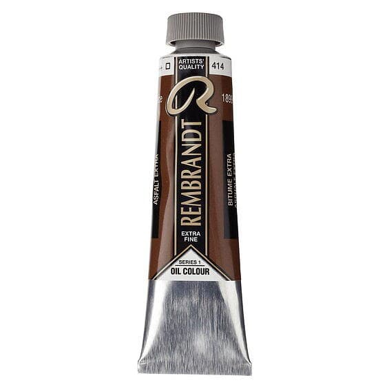 Rembrandt oljefärg 40 ml Asphaltum - 414