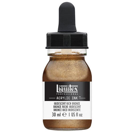 Liquitex Professional Acrylic Ink 30 ml – Iridescent rich bronze 229
