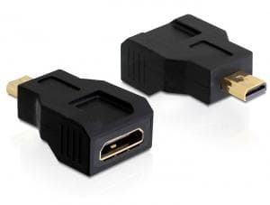 DeLock HDMI Mini - HDMI Micro High Speed with Ethernet F-M Adapter