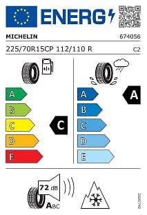 Michelin CrossClimate Camping 225/70 R 15 112/110R