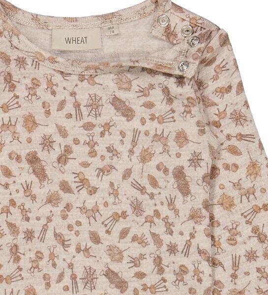 Wheat Body l/ä Ull Beige Chestnut 56 Body L/Ä