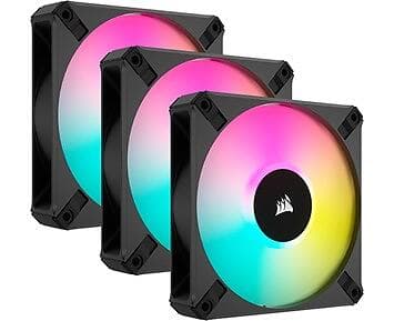 Corsair iCUE AF120 RGB Elite PWM Black 120mm 3-pack