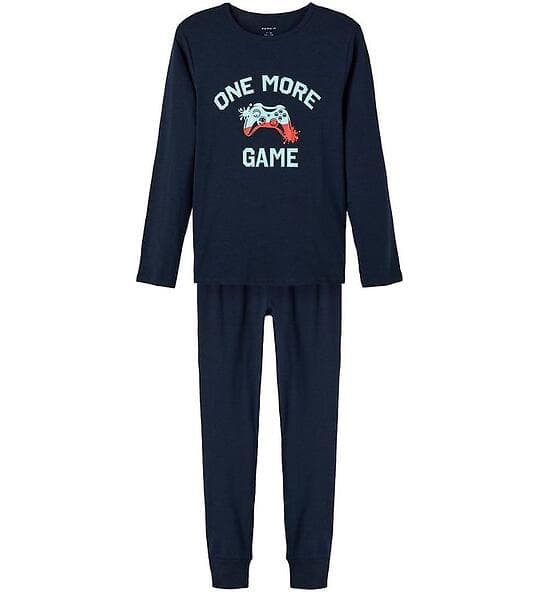 name it Pyjamas NkmNightset Dark Sapphire 2-delad