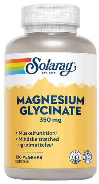 Solaray Magnesium Glycinate 120 Kapslar