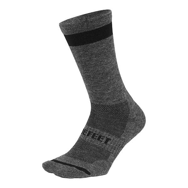 DeFeet Cyclismo Wool Comp 7" Strumpor Gravel Grey, Str. S