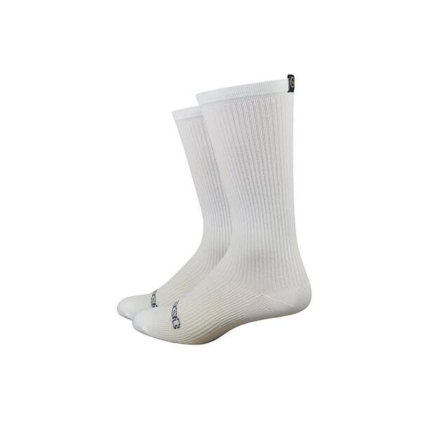 DeFeet Evo Disruptor 8" Strumpor Vit, Str. S