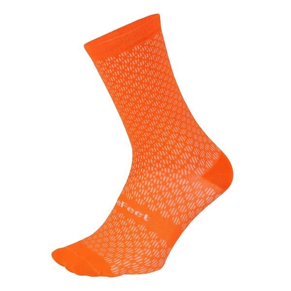 DeFeet Evo Mont Ventoux 6" Strumpor Orange, Str. S