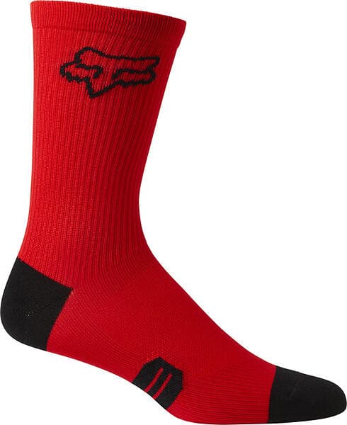 Fox Head Inc 6" Ranger Cykelstrumpor Black, Str. L/XL