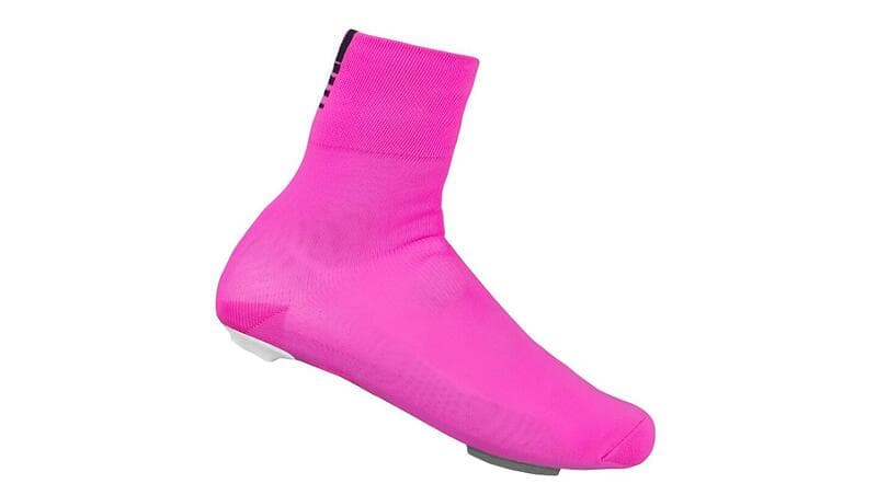 GripGrab Cykelstrumpor Primavera Midseason Cover Sock Hi-Vis Rosa