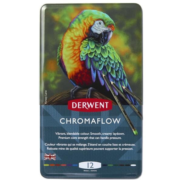 Derwent Chromaflow Färgpennor 12st