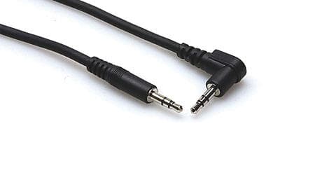 Hosa 3.5mm - 3.5mm (angled) 1,5m