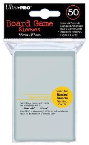 Card Sleeves American Clear 56x87mm (50) (Ultra Pro)