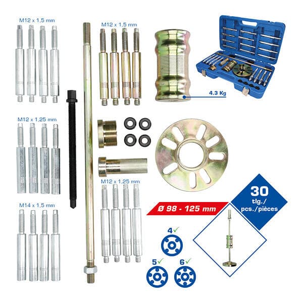 KS Tools Monteringsverktygssats, hjulnav/hjullager BT671100