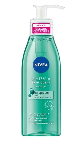Nivea Derma Skin Clear Wash Gel 150ml