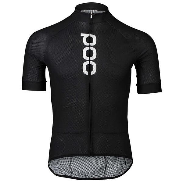 POC Essential Cykeltröja Road Logo Jersey Black Uranium S