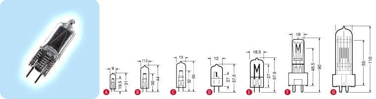 Osram 64555 HLX 10000lm G6.35 250W