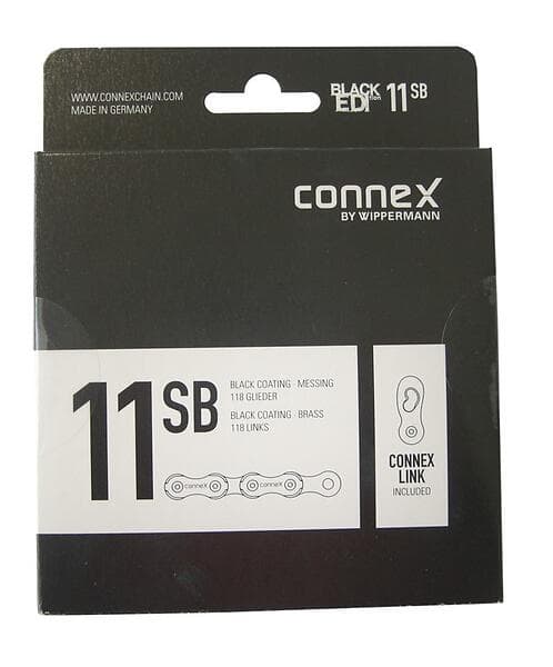 Connex 11-Speed kedja med 118 länkar svart/guld
