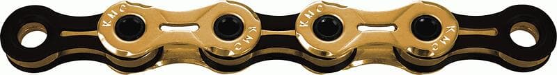 KMC Wheels super light kedja X11SL 118L guld/svart