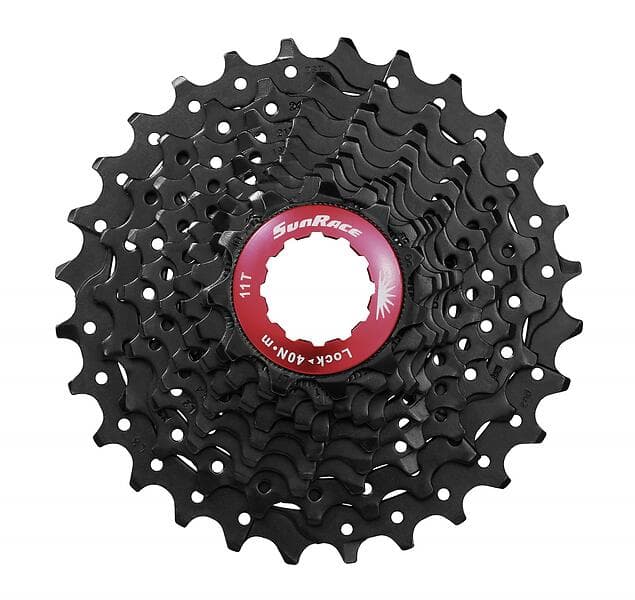 SunRace 10 Speed Kassette 11-25 Svart