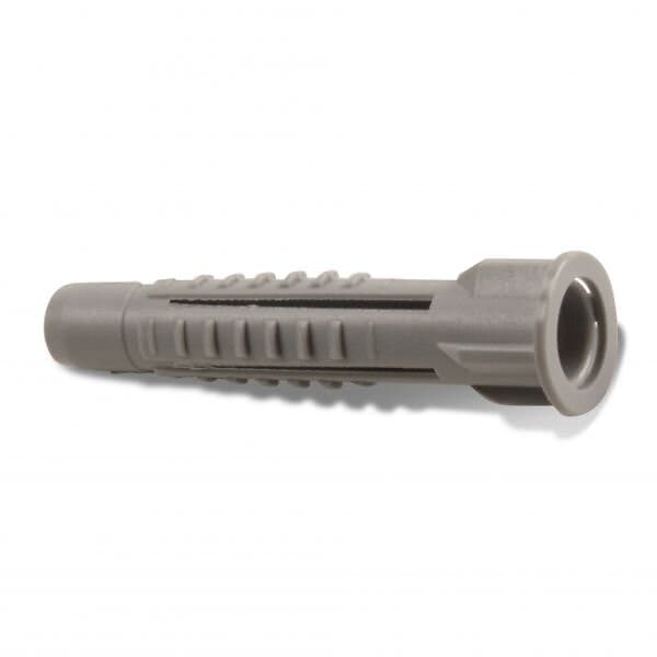 Heco 9605251 Universalplugg med krage, polypropylen 6 x 46 mm, 10-pack