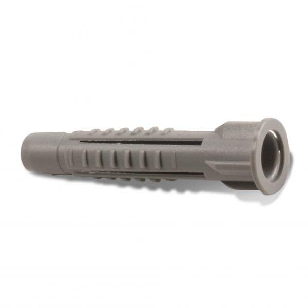 Heco 9605250 Universalplugg med krage, polypropylen 6 x 33 mm, 10-pack