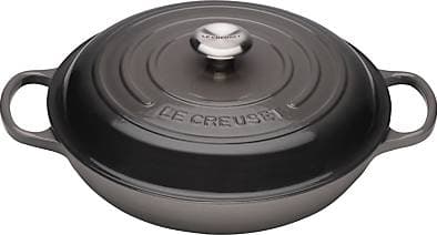 Le Creuset Flint Signature Cast Iron Round med lock 3.2 L 30 cm