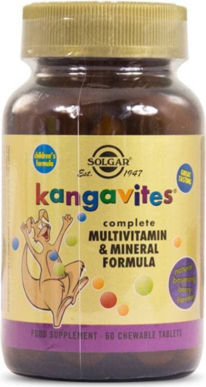 Solgar Kangavites MultiVitamin & Mineral Bouncing Berry 60 st