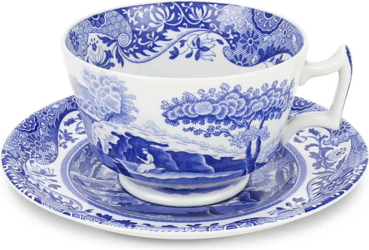 Spode Blue Italian Kaffekopp 28cl 4st