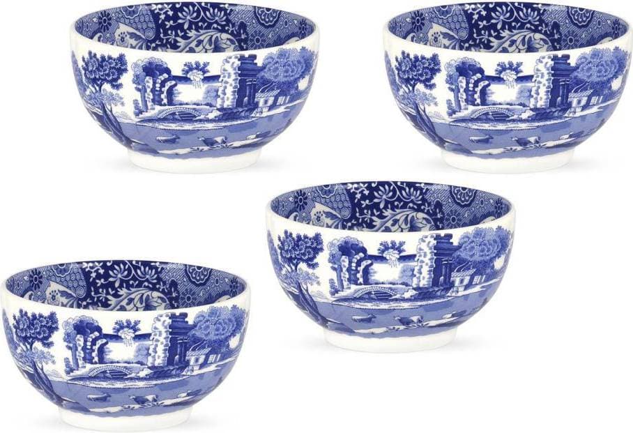 Spode Blue Italian Soppskål 10.5cm 4st