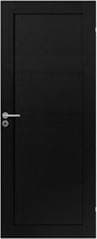 Swedoor Unique 01L Svart Ekfanér Innerdörr V (82.5x194cm)