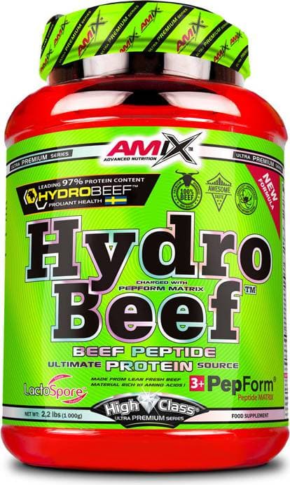 Amix HydroBeef Peptide Protein Peanut Choco Caramel 1kg
