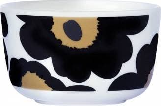Marimekko Unikko Black Serveringsskål 9.5cm 0.25L