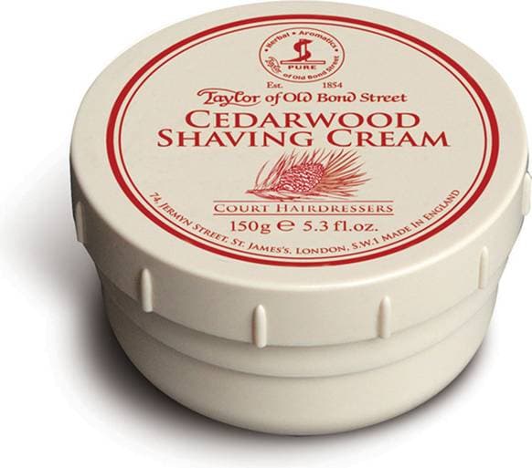 Taylor of Old Bond Street Cedarwood Shaving Cream Bowl 150g
