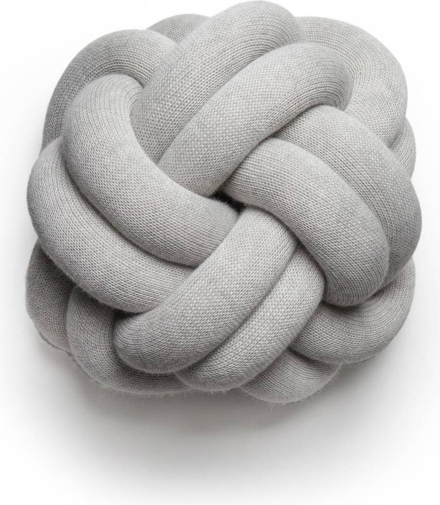 Design House Stockholm Knot Komplett dekorationskudde White/Grey (15x30cm)