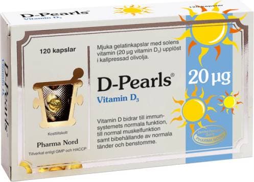 Pharma Nord D-Pearls 20mcg 120 st