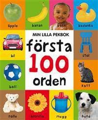 Min lilla pekbok: Första 100 orden (Kartonnage, 2018)