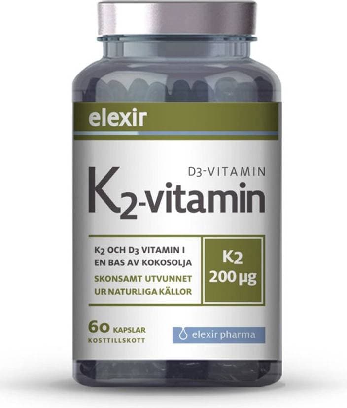 Elexir Pharma K2+D3 200mg 60 st