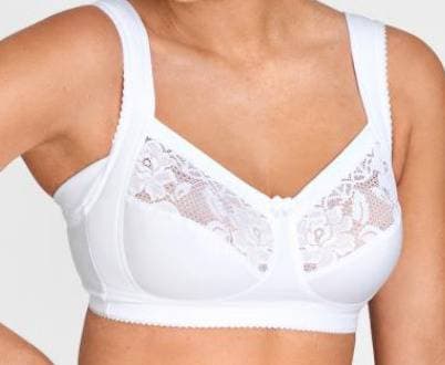 Miss Mary Comfortable Soft Cup Bra - White