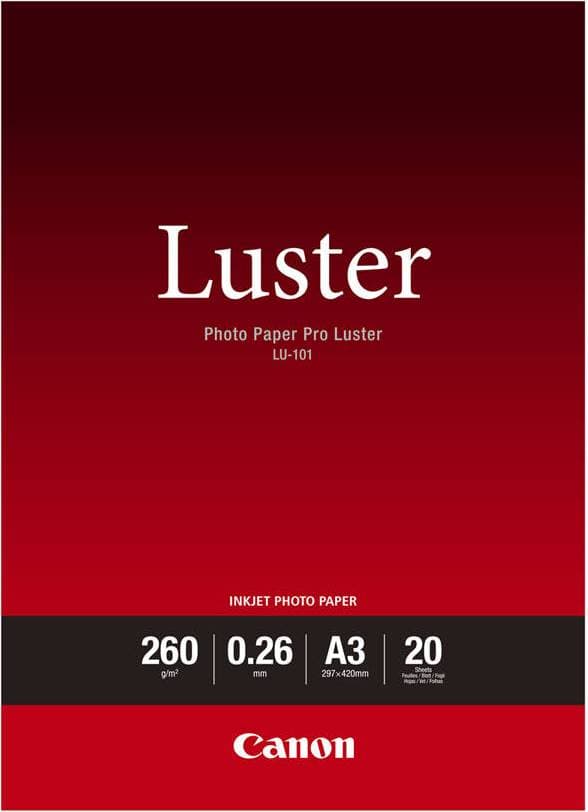 Canon LU-101 Pro Luster A3 260g/m² 20st