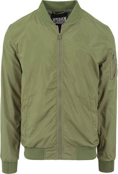 Urban Classics Light Bomber Jacket - Olive