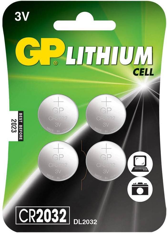 GP Batteries CR2032 4-pack