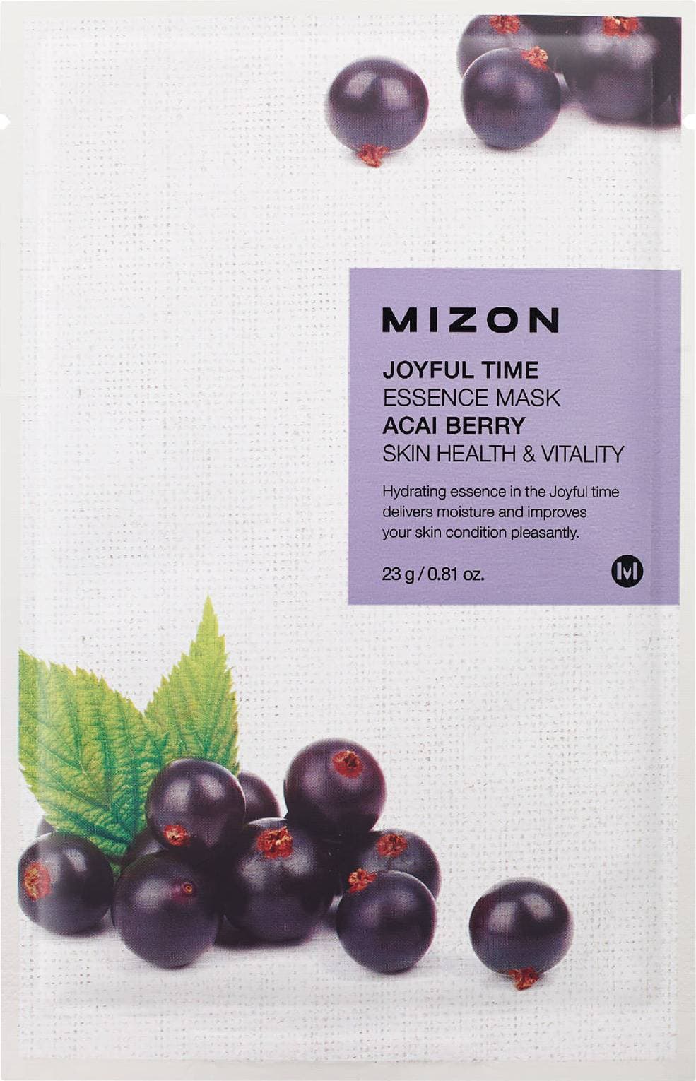 Mizon Joyful Time Essence Mask Acai Berry