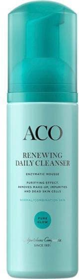ACO Pure Glow Renewing Daily Cleanser Enzymatic Mousse 150ml