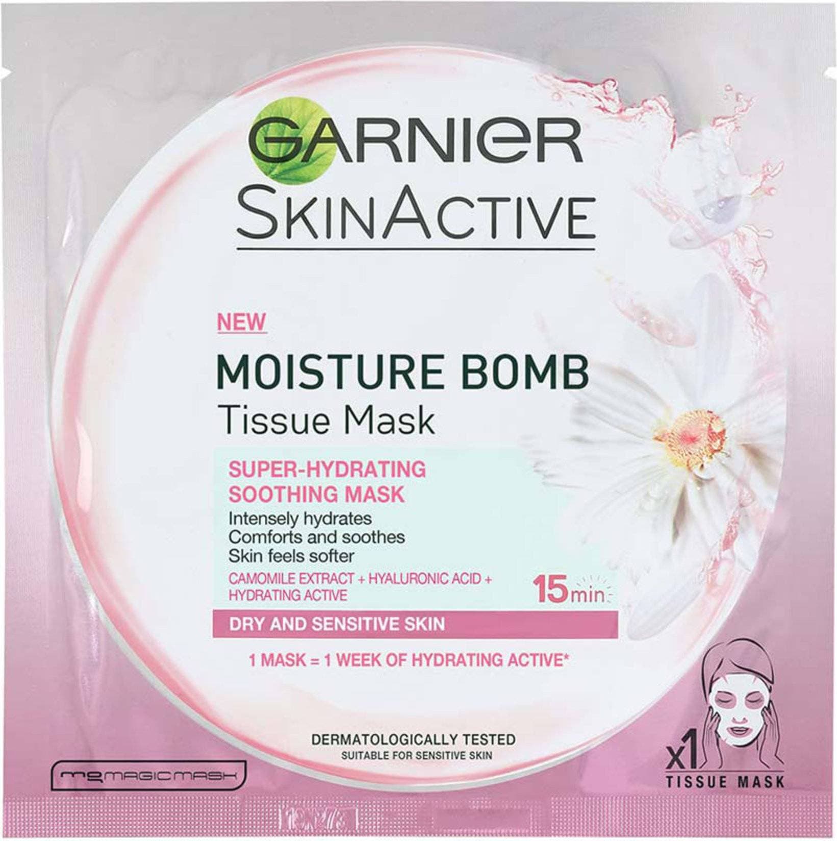 Garnier Moisture Bomb Super-Hydrating Soothing Tissue Mask