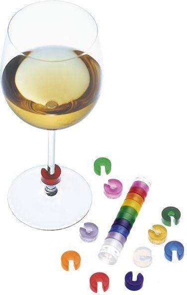 Pulltex Color Code Rödvinsglas, Vitvinsglas 10st