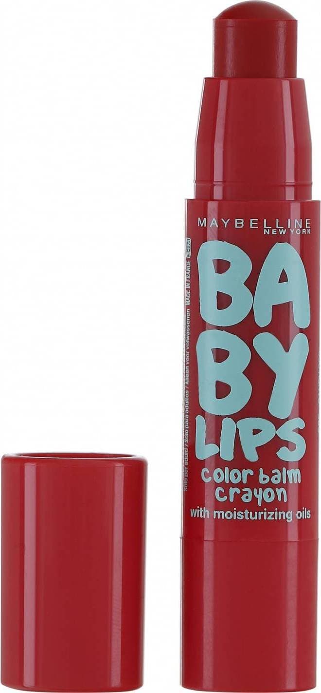 Maybelline Baby Lips Color Balm Crayon #5 Candy Red