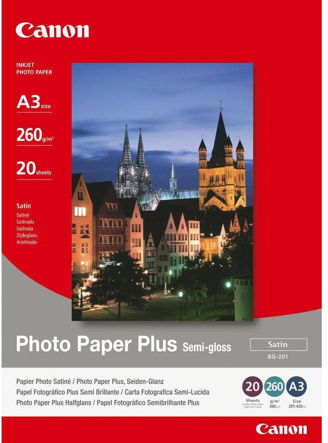 Canon SG-201 Plus Semi-gloss Satin A3 260g/m² 20st