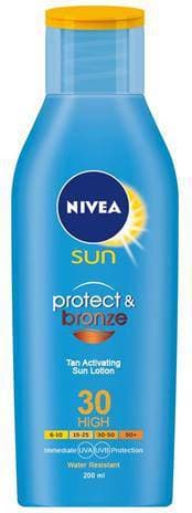 Nivea Sun Protect & Bronze Tan Activating Sun Lotion SPF30 200ml